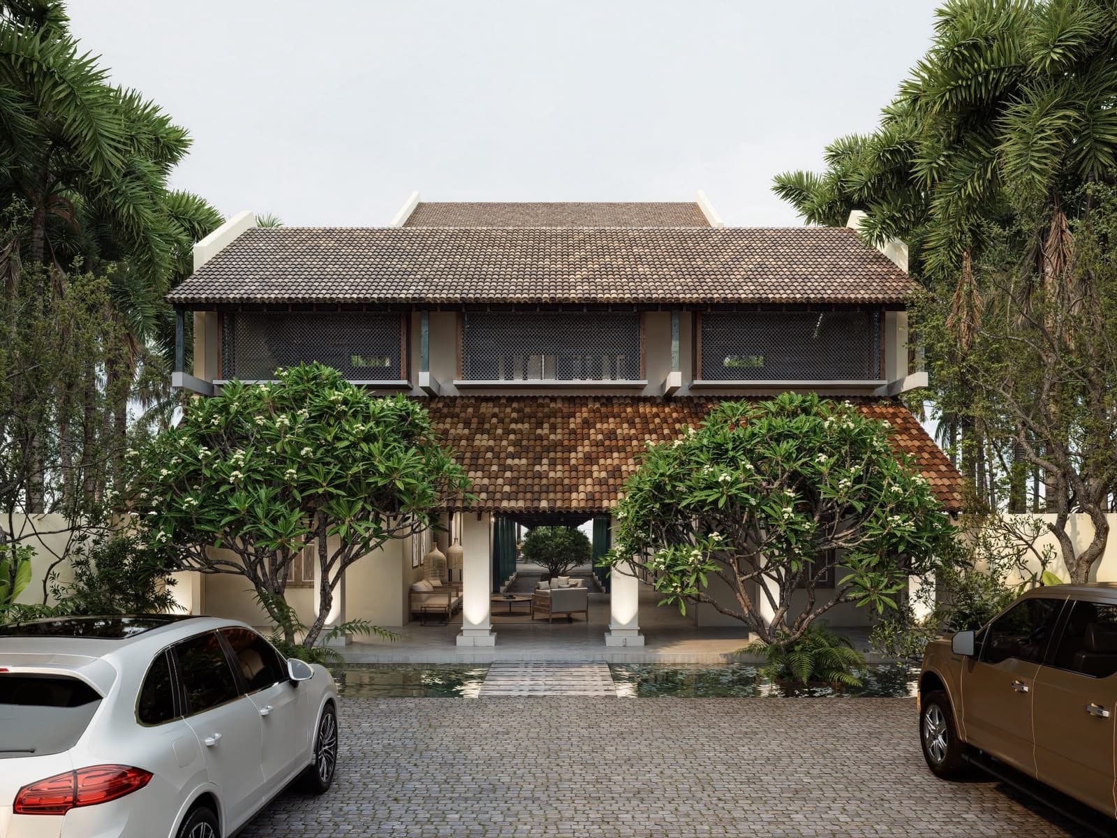Eingangstor der Ayur Beach Villa